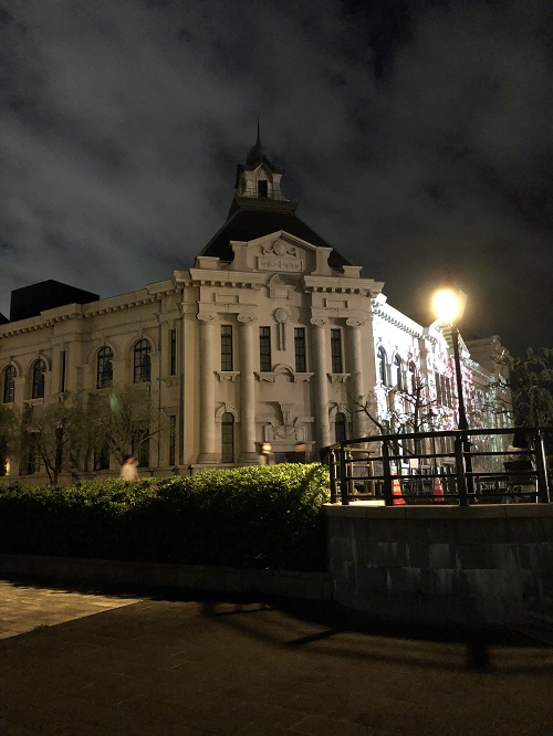 新潟市歴史博物館　プロジェクションマッピング　光の響演2018